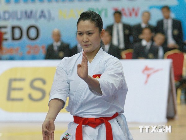 ASIAD 17 Nguyễn Hoàng Ngân chỉ giành Huy chương Bạc môn Karatedo